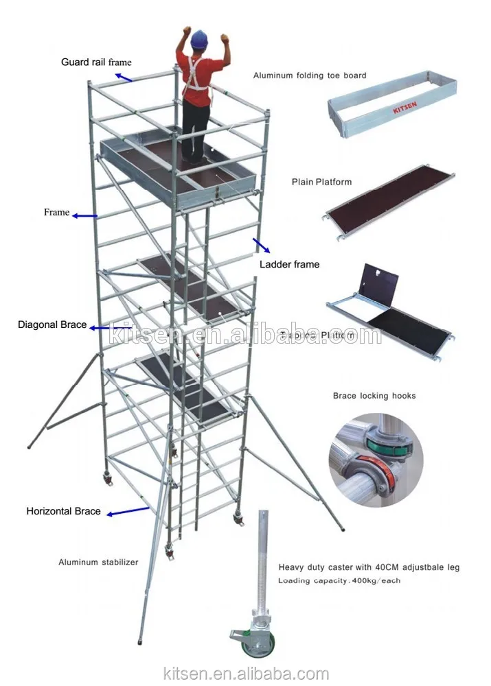 aluminum tower scaffolding