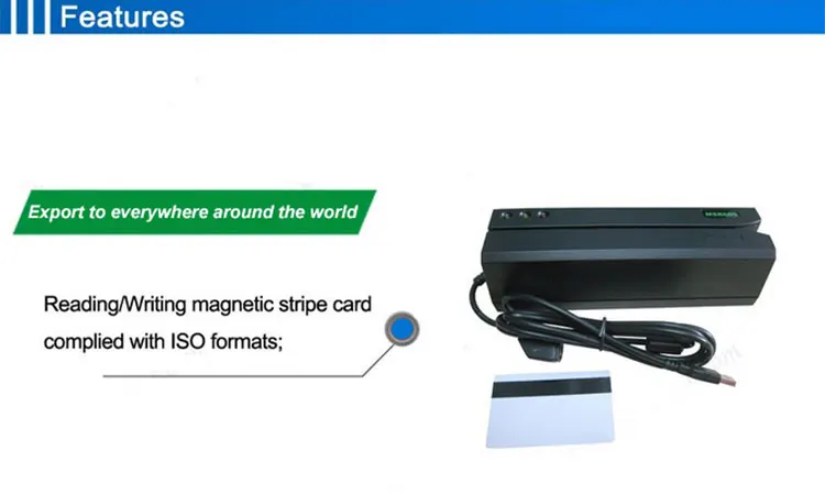 MSR605 Magnetic Card Reader Writer Encoder Stripe Swipe Credit Magstripe  MSR206