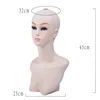 Bald Mannequin Heads Female Realistic Plastic Model Head For Wig Jewelry Hat Display Cosmetology Manikin Head