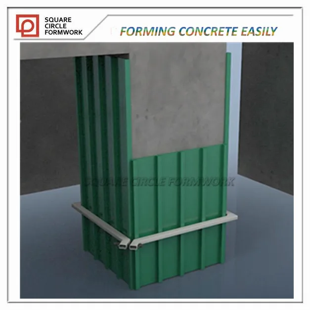 Pvc Coated Column Formwork For Building Construction - Buy Concrete ...