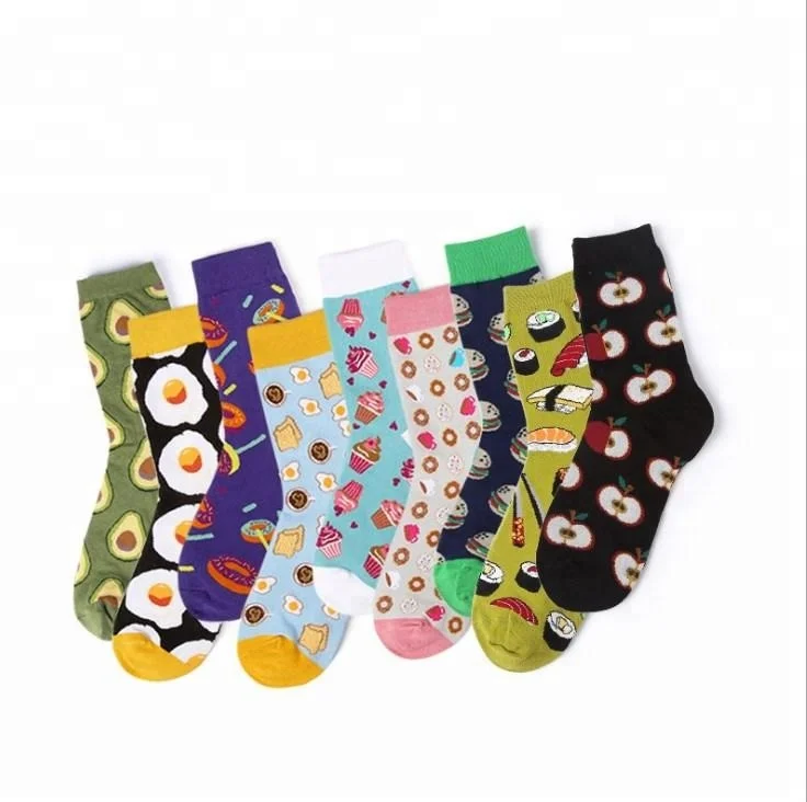 

Funny Mens Bacon Fried Egg Cotton Socks, Image;many colors to be chosen
