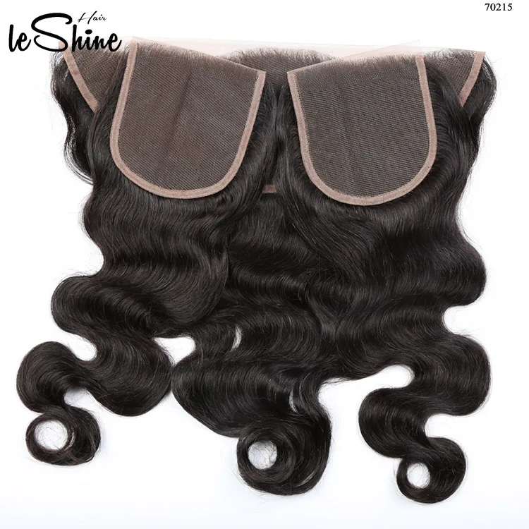 

Natural Body Wave Cheap Virgin Brazilian Hair Bleached Knots 3 Way Part Closure