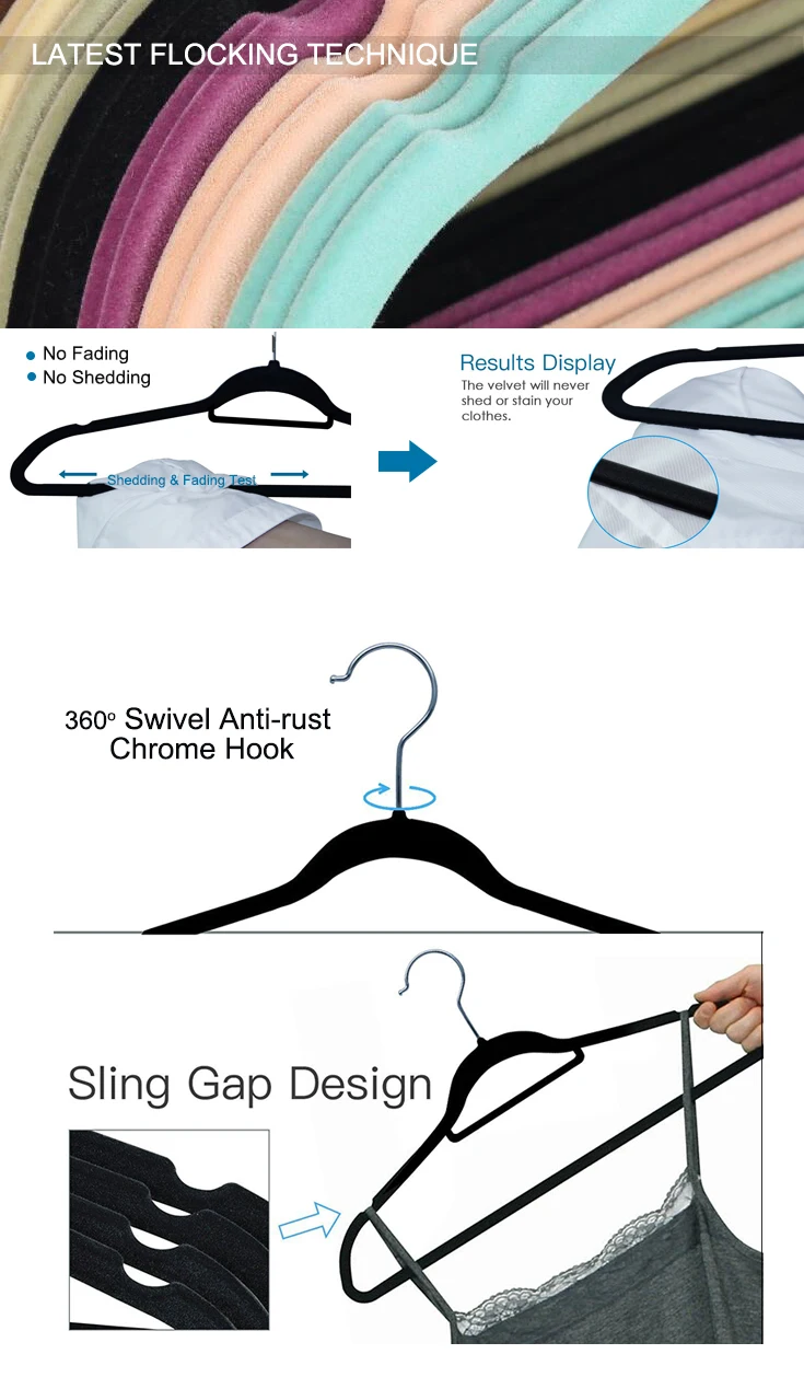 High Quality No Fading No Shedding Dark Grey Tie Scarf Bar Hanger Non