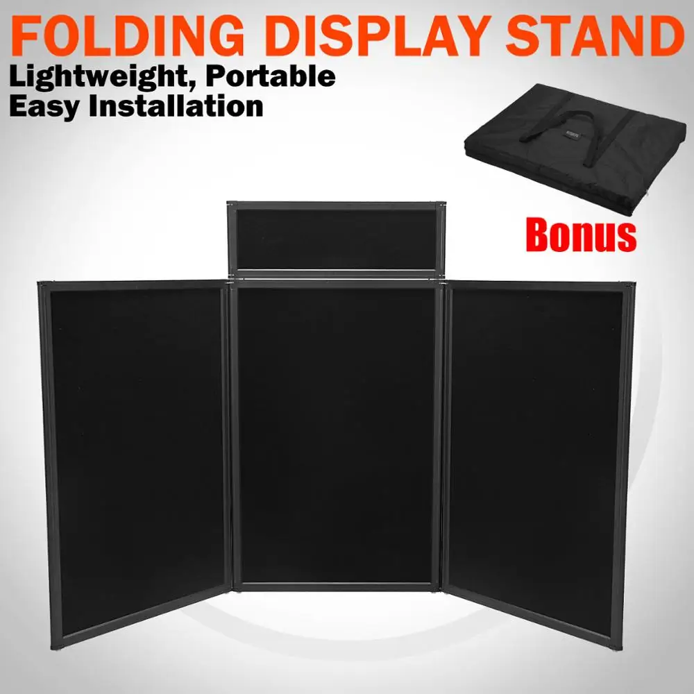 
Tabletop fabric folding panel board display 
