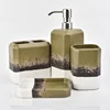 4pcs square ceramic bathroom accessories sets