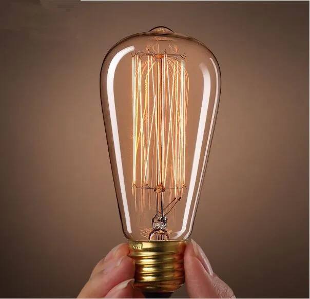 High quality ST48 E27 110V 220V Vintage Edison Bulb Incandescent Light Bulbs