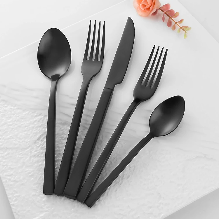 Sample Evaluation Amazing Service Cutlery Black With Classic Long