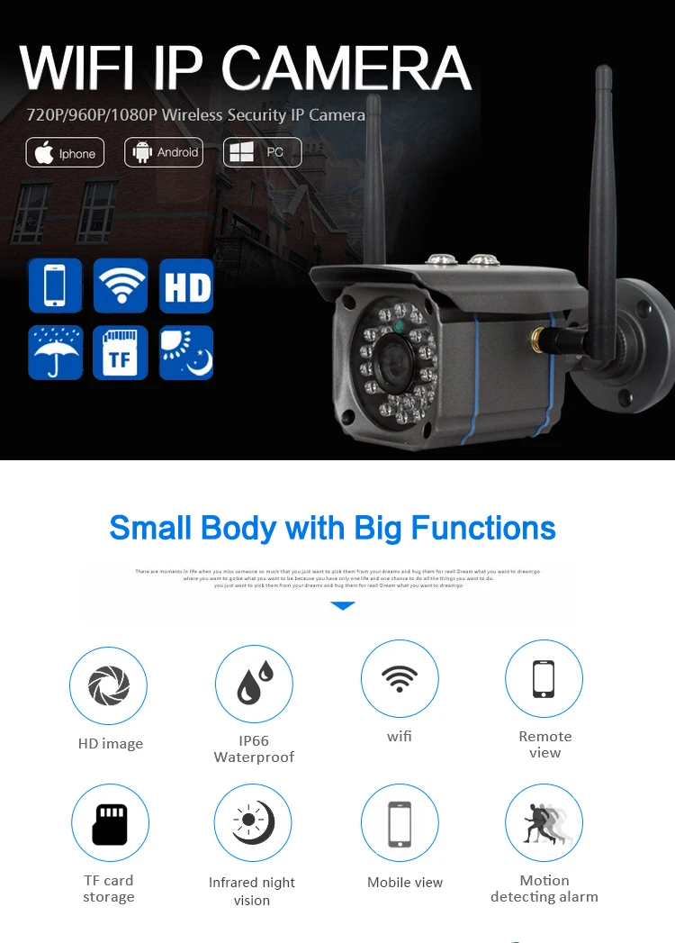 Professional 220v Mobile Phone Control Hs Code Network Hd Cctv Bullet