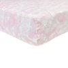 Baby fancy fitted crib sheet grid white spa fitted crib sheet