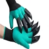 Deliwear Durable Rubber Fingertips Claws Garden Genie Gloves for Digging ,Planting