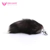Large Size Fox Tail Anal Plug Metal Butt Anal Sex Toy For Men Women Adult Toy Sex Product Stainless Steel Plug Anal Big