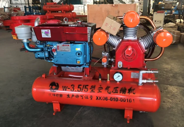 Sales To Zimbabwe 2v4/5bar Mining Used Portable Mining Air Compressor