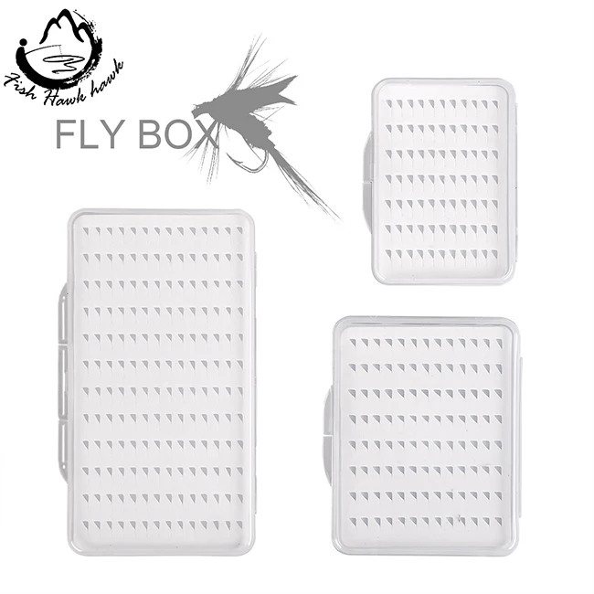 

New design Transparent ultra-thin fly fishing box, As the picture shows