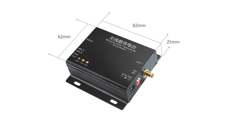 rohs wireless data transmission devices lora module sx1278 fsk 868mhz industrial modem dtu long range wireless modem rs232/rs485