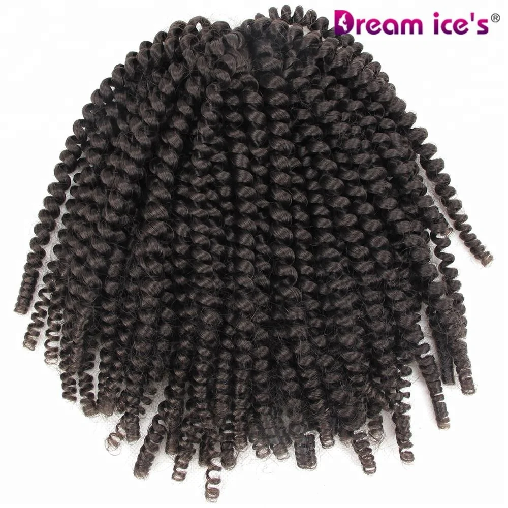 Hot Selling Spring Twist Crochet Braid Hair Extension 1 2 4