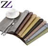 Hotel bar wedding tableware set accessories high tea useful polyester coffee dinner table plate food display mat pvc dining