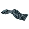 Foldable flexible roll up silicone wireless bluetooth keyboard