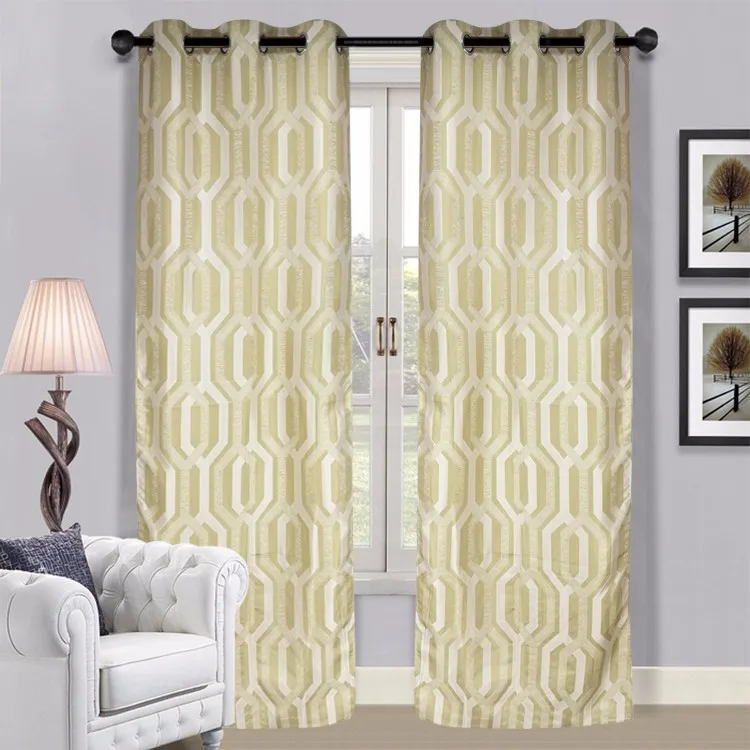 Wholesale Latest Design Fashion Jacquard Window Curtains