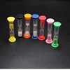 sand clock 1min 5min 4min 30skid-friendly tooth brushing holder plastic minute sand timer hourglass