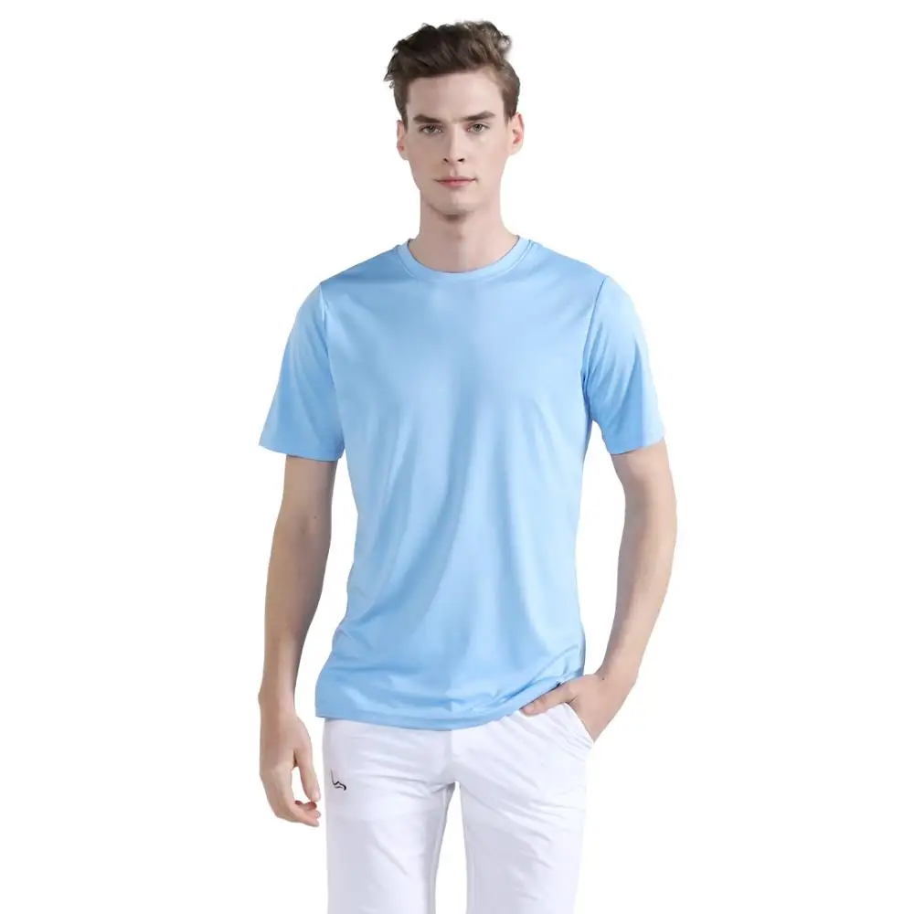 

high quality wholesale teeshirt, custom athletic sport 100%polyester promotional products dryfit shirt