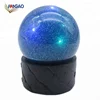 Personalize resin water globe custom wholesale polyresin base only snow cheap modern LED snowstorm snow globe for home decor