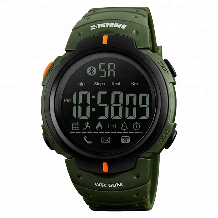 

skmei top selling products 1301 promotional smart watch fashion watches men, Black,army green