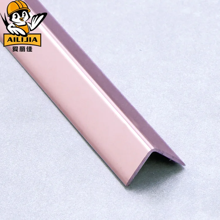 Aluminium L Shaped Flexible Tiles Edging Right Angle Tile Trim - Buy ...