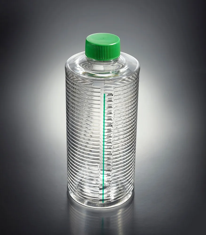 2000ml Cell Culture Roller Bottles Wave Bottles With Surfacetreated