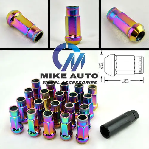 
MUTEKI RACING WHEEL LUG NUT 20 1 RAINBOW COLOUR SR48/ open end 