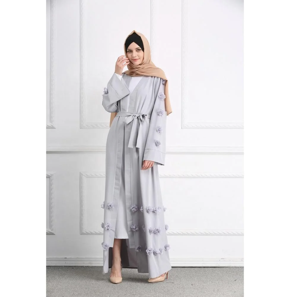 

Factory Outlet High-quality 2019 New Arrivals Abaya Muslim Gauze Women Long Dresses Cardigan