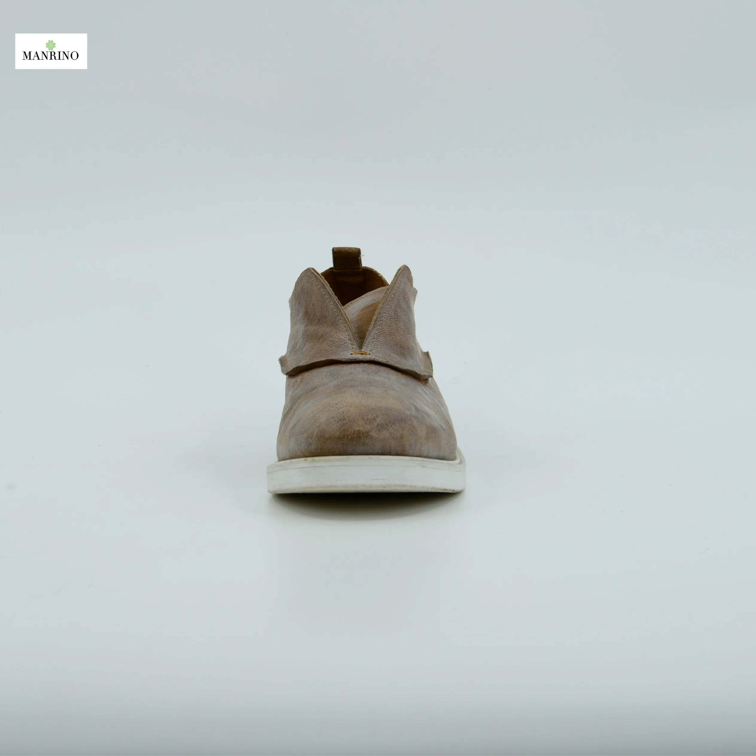 
MANRINO-0118 Wrestling Sheep Leather Material Handmade High End Women Causal Leather Shoe Models Chengdu Factory 