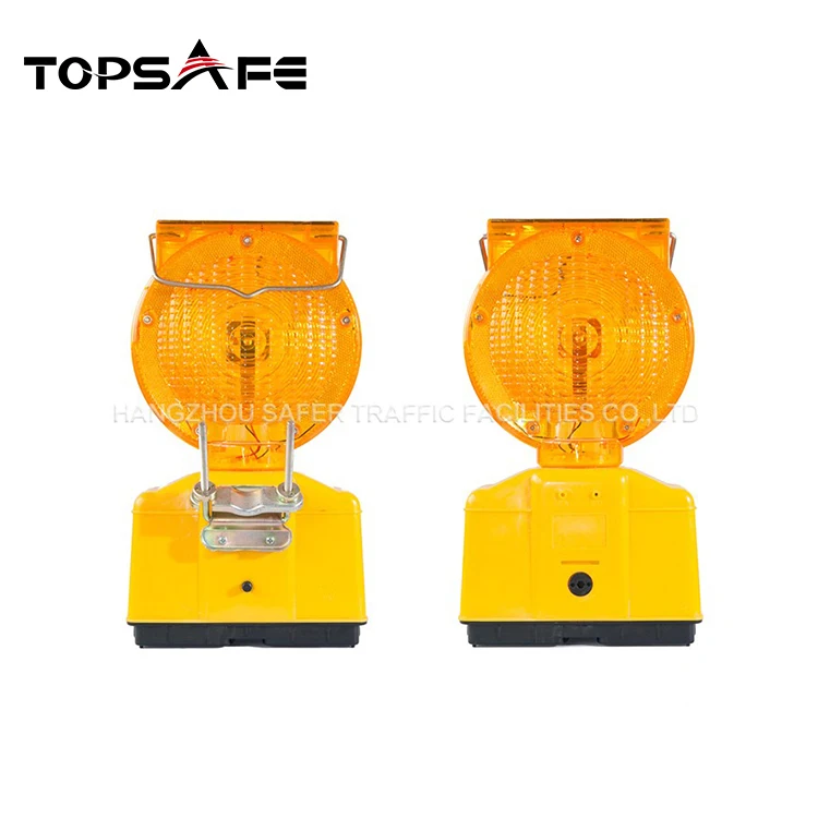 
S-1317 High Brightness Factory Price Solar Revolving Road Portable Warning Light solar barricade light 