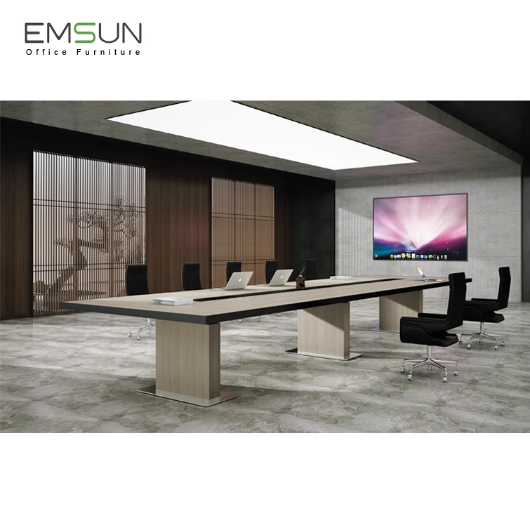 
New Modern Design Luxury Office Conference Table OEM Metting Table For 12 Person 