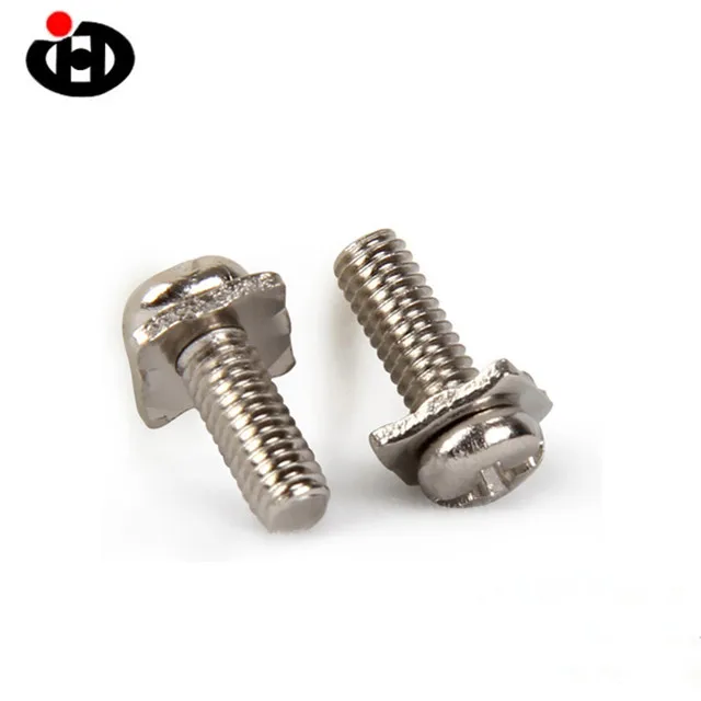 Screw Fasteners M3 M3.5 M4 Sems Screw With Square Washers - Buy Sems ...