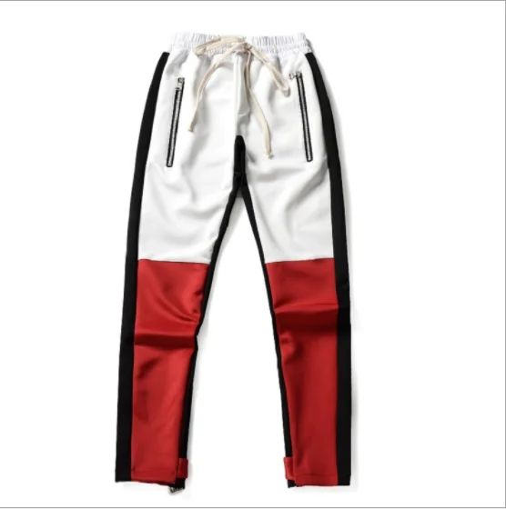 

wholesale casual inside zipper joggers custom mens retro pants