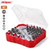 Hi-Spec 30pc Screwdriver Set 1/4 Torque Wrench Socket and Bit Set L Shape Dual Tips Wrench Repair Hand Tool Kit BI001