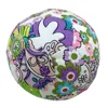 Chinese stuffed soft ball factory flower fabric sewing pattern cloth ball