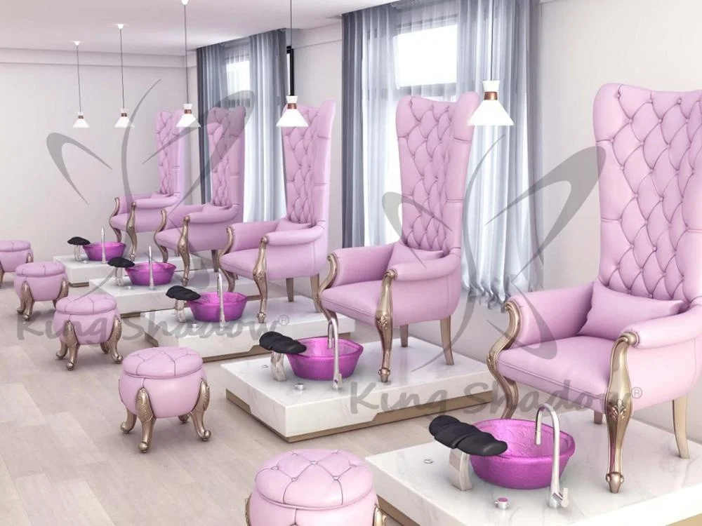 
Ultra luxury nails table salon manicure table salon furniture 