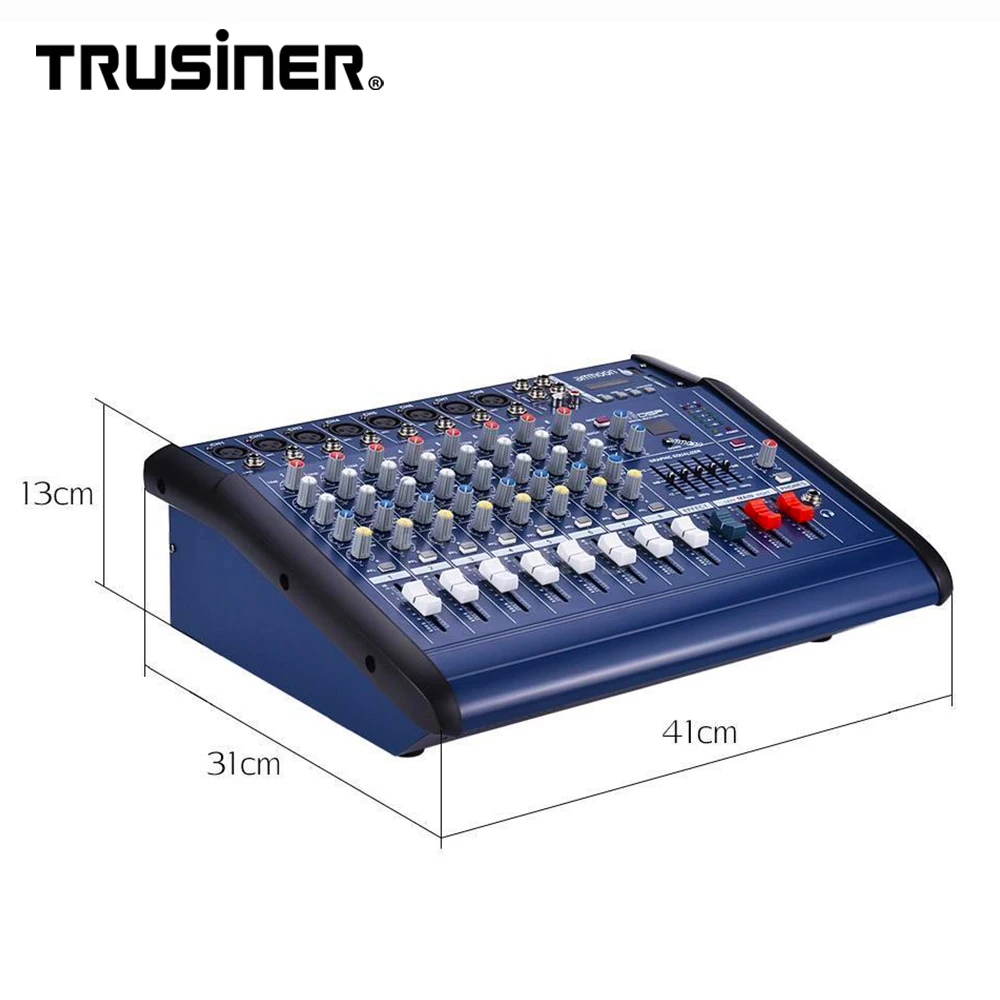 Table mixage amplifier,USB/SD/FM/BL, à 8 Channel PMX-802 D, PHonic 2x 300W