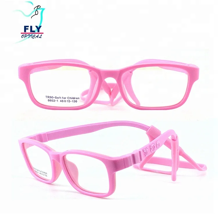 

DOISYER Soft frame glasses for children wholesaler hang neck silicon kids eyeglasses frames, Custom colors