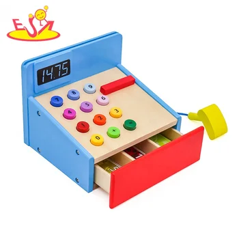 wooden calculator toy