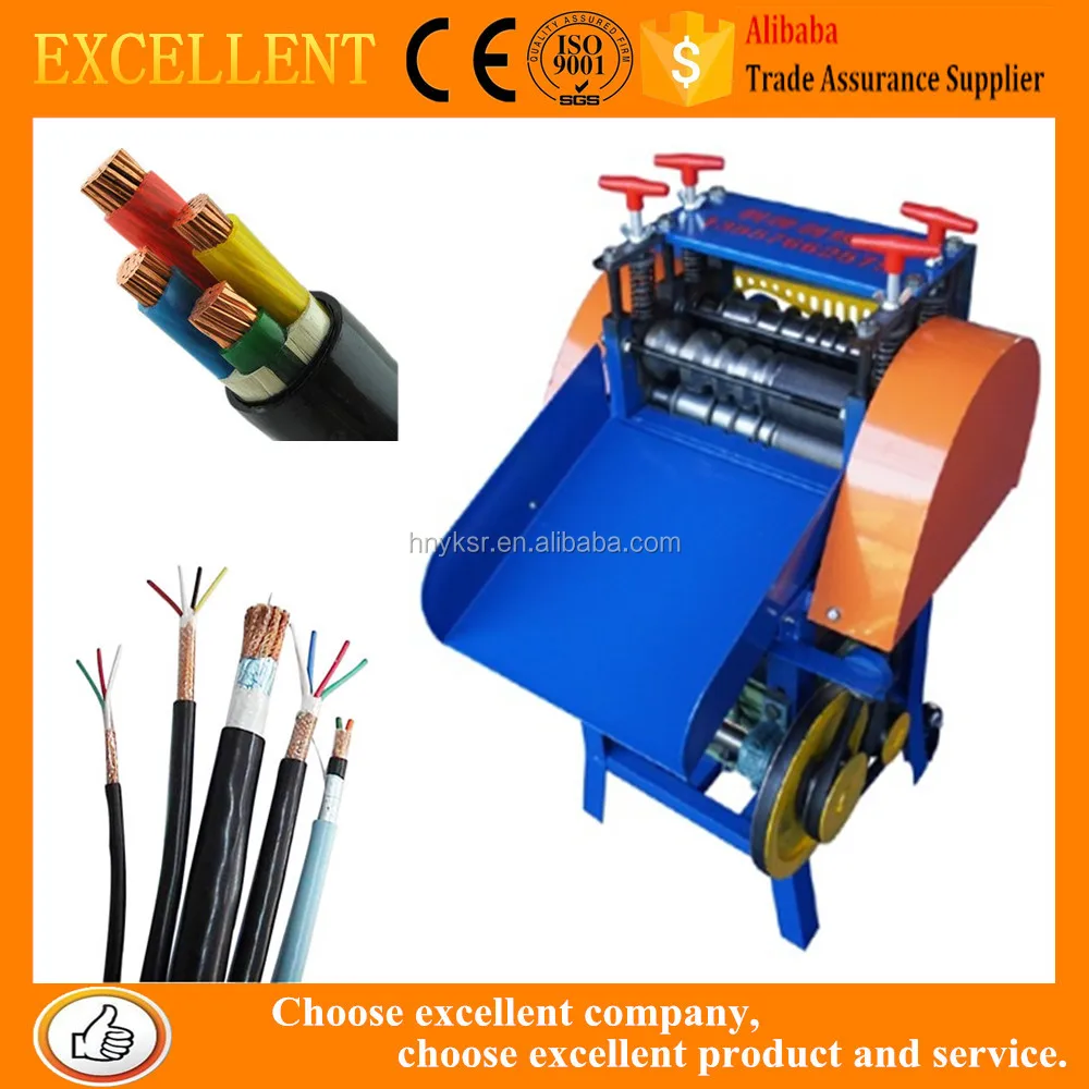 Pvc Copper Wire Scrap Recycling Cable Cutting Machine Wire Stripping