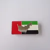 UAE national day series latest design rectangle shape flag with country map lapel pin