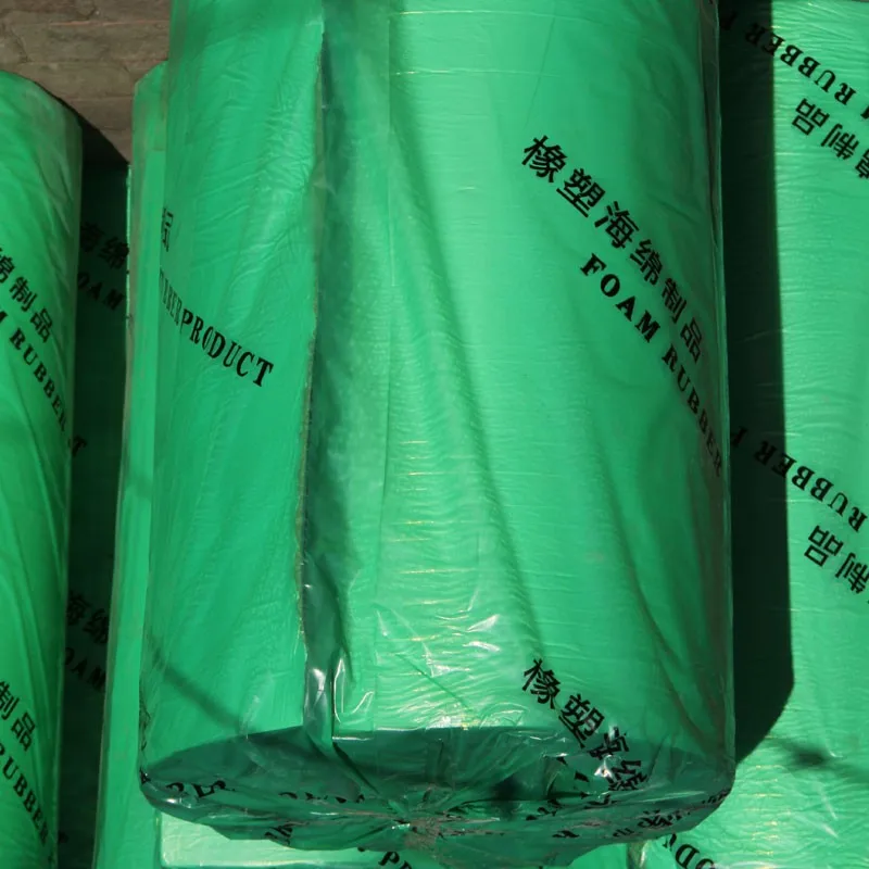 Hvac Duct Flexible Thermal Insulation Rubber Foam Blanket Roll