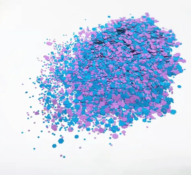 

Bulk mixed shapes chunky glitter for craft