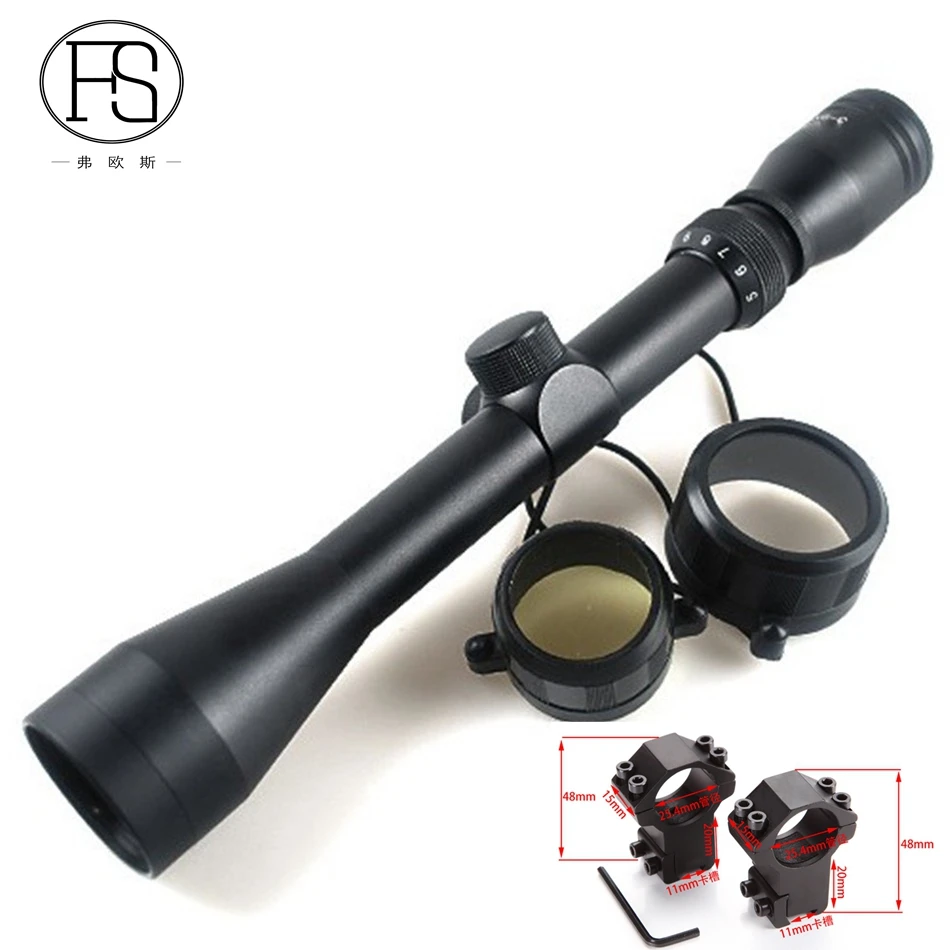 

4x32 Military Tactical Sniper Rifle Red Dot Scope Hunting Optical Scope