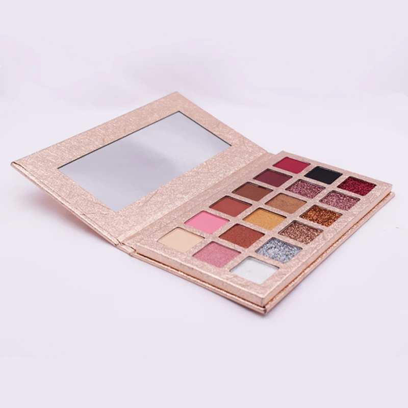 

Private Label Eyeshadow Make-up 18colors Matte Shimmer eyeshadow palette wholesale eyeshadow palette container manufacturer