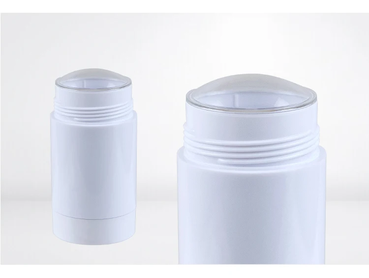 75毫升白色塑料卷瓶除臭剂空香水瓶塑料除臭容器