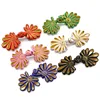 Colorful Daisy Chinese Frog Buttons Closure Knot Button for Handmade Cheongsam Sewing Craft