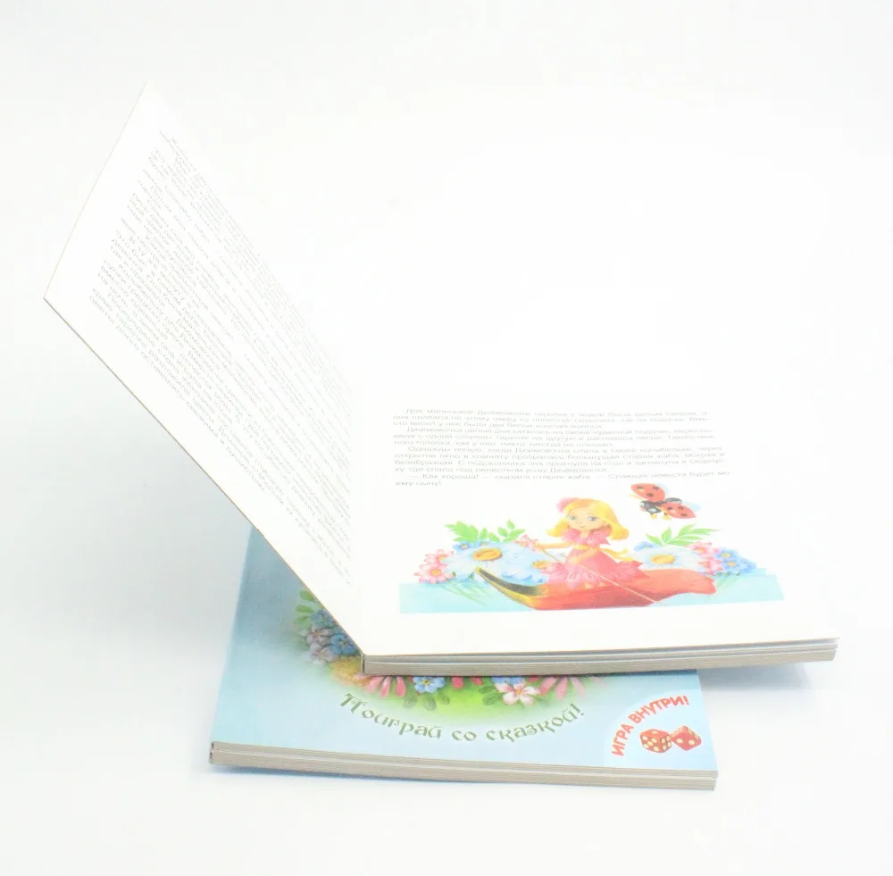 
Kids Fairy Tale Books For Girls, Custom Print Comic Book Of Education Reading Book 